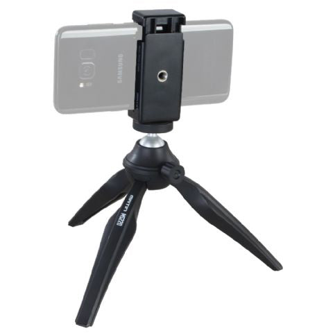 Trépied de table Matin avec adaptateur pour smartphone m-14035