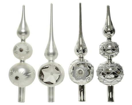 Decoris pic verre argent 31cm