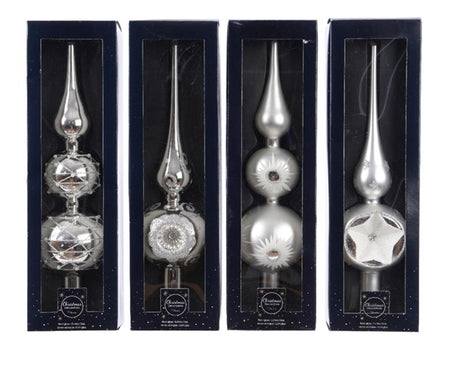 Decoris pic verre argent 31cm