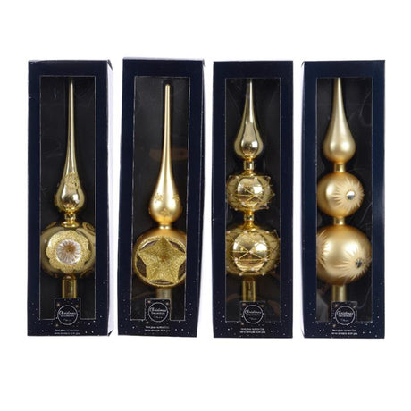Decoris verre pointu grand ø8x31cm or clair