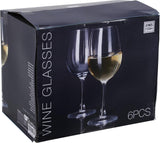Atmos fera wijnglazenset witte wijn 6-delig 350ml ã˜6xh20,5cm