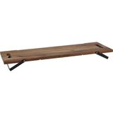 Excellent plateau de service en bois d'acacia 67x20cm
