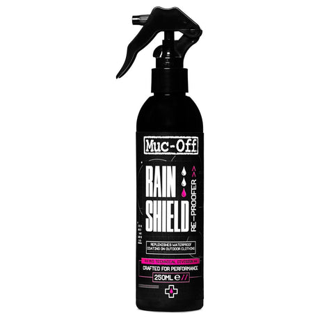 Muc-off pare-pluie réfection de toiture vêtements moto vélo revêtement imperméable spray 250 ml - 20506