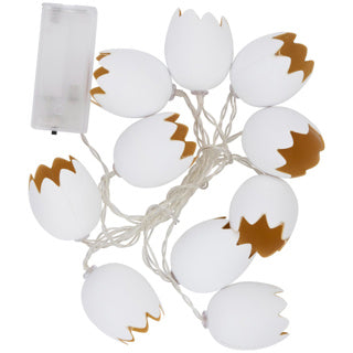 Oeufs à guirlande LED de Pâques sans marque | 4 pièces