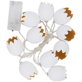 Oeufs à guirlande LED de Pâques sans marque | 4 pièces