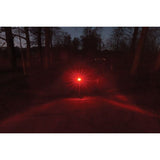 Axa feu arrière porte-vélo Juno e-bike 6-12 volts 80 mm - rouge