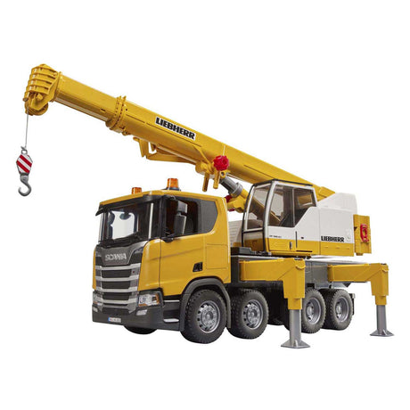 Bruder 3571 camion scania 560r grue liebherr avec camion