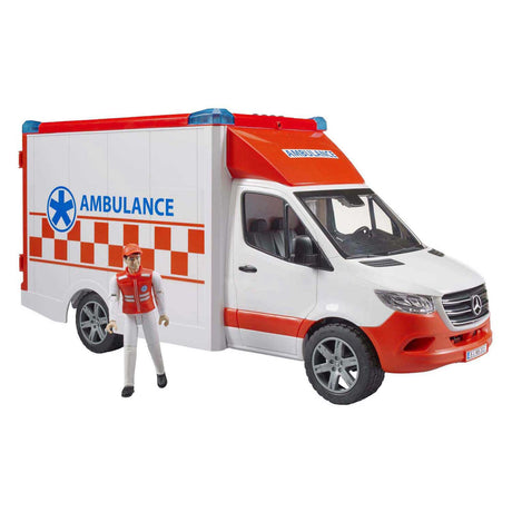 Ambulance Bruder Mercedes sprinter avec ambulancier - son léger - 2676