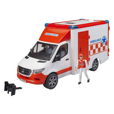 Ambulance Bruder Mercedes sprinter avec ambulancier - son léger - 2676