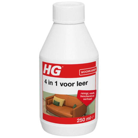 Hg 4 en 1 pour le cuir | nettoie, nourrit, protège et entretient le cuir 250ml