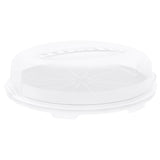 Boîte à gâteaux frais Rotho 35,5 cm blanc transparent