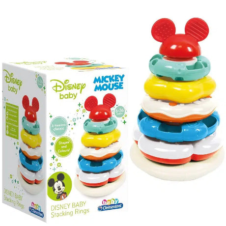 Clementoni - Anneaux empilables Disney Mickey Mouse