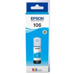 Bouteille d'encre epson 106 c13t00r240 cyan