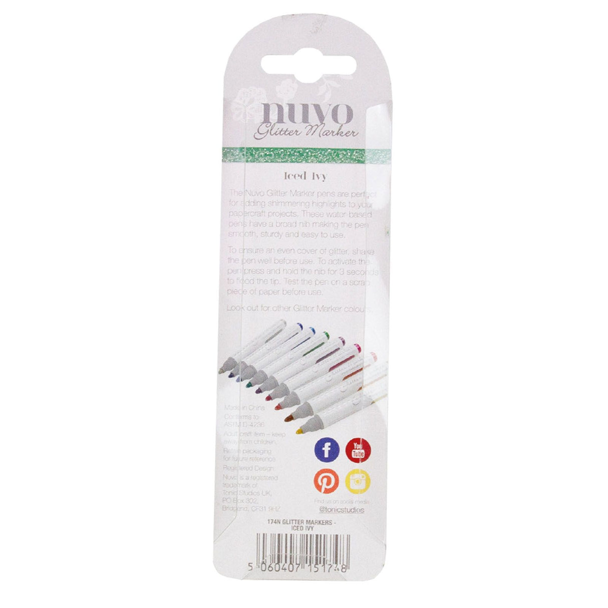Nuvo by tonic studios nuvo • glitter marker iced ivy