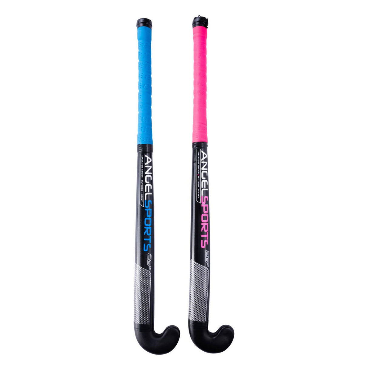 Hockeyset roze en blauw 28''