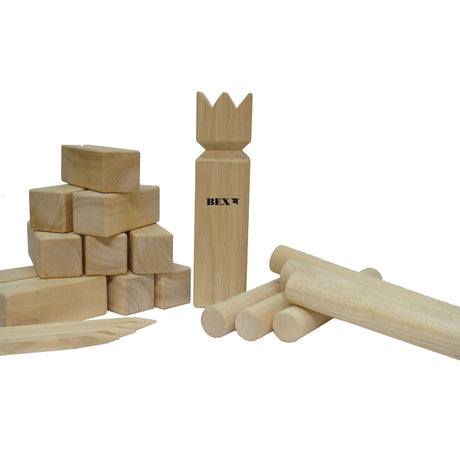 Bex kubb bois d'hévéa original