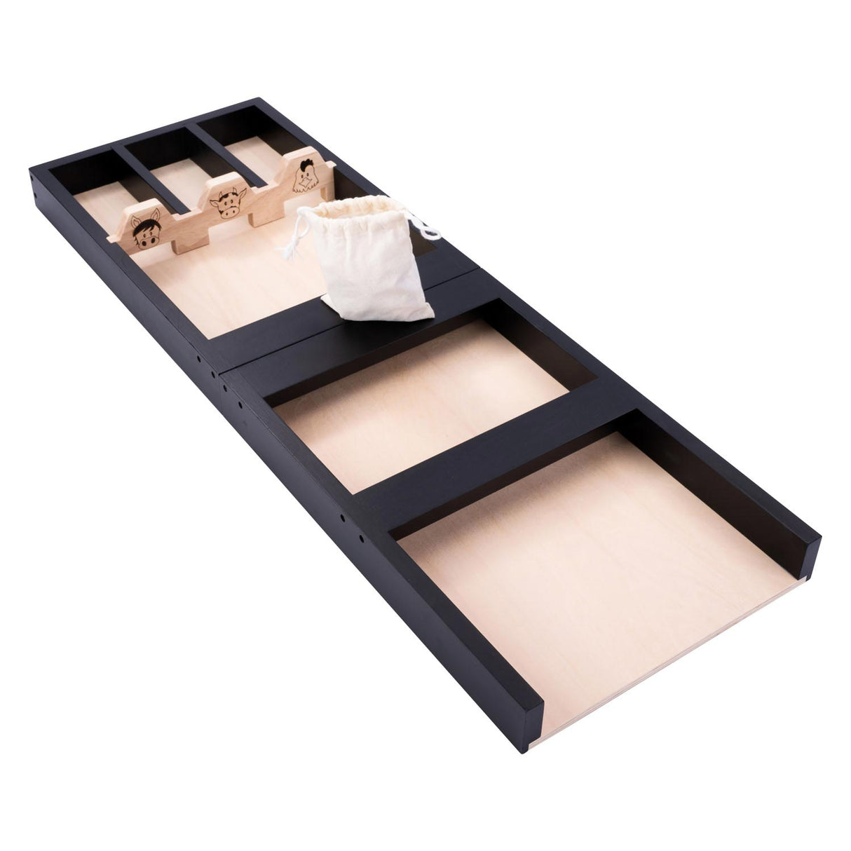 Jeu de palets en bois pour enfants, animaux, 80 cm