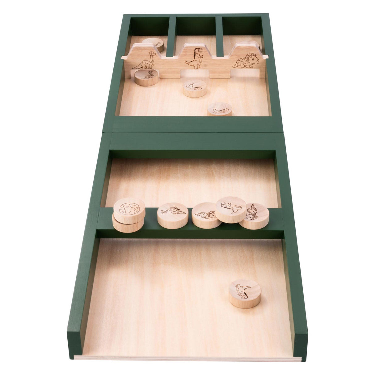 Jeu de palets en bois pour enfants, dinosaure, 80 cm