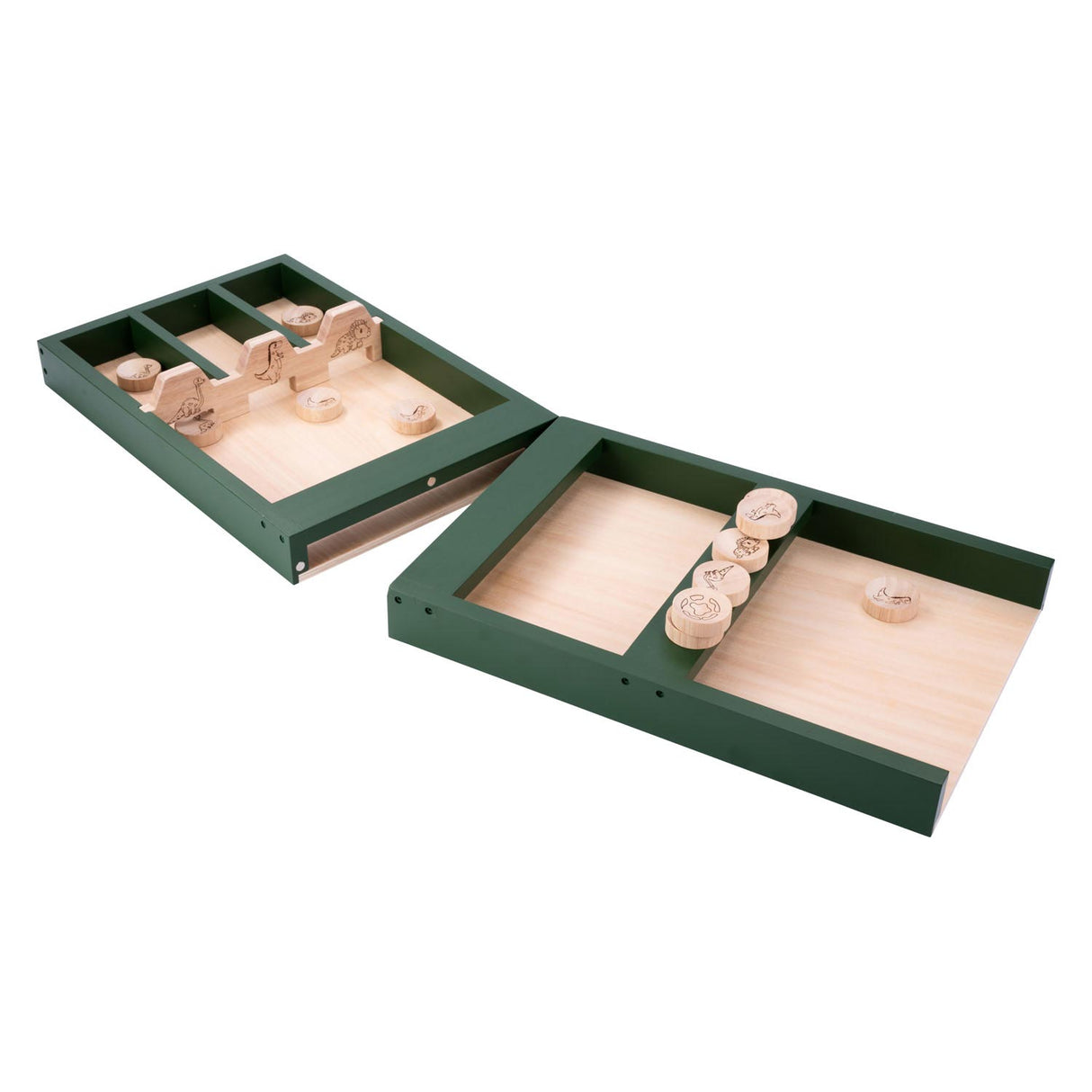 Jeu de palets en bois pour enfants, dinosaure, 80 cm