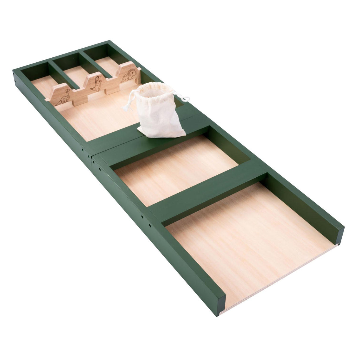 Jeu de palets en bois pour enfants, dinosaure, 80 cm