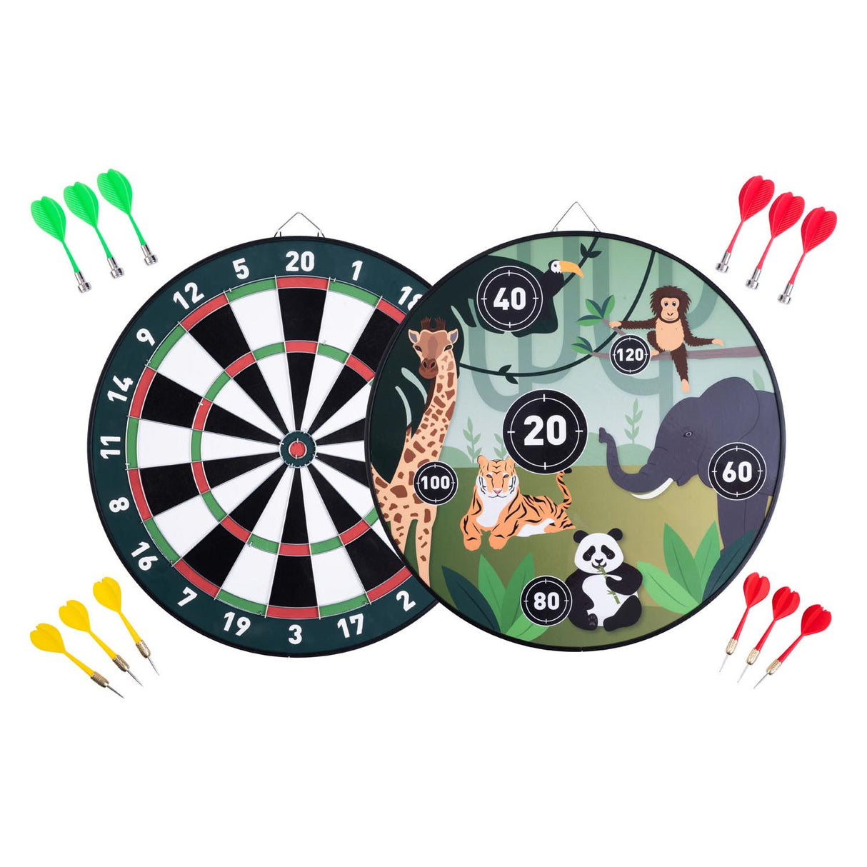 Magnetiska dartboard dubbelsidiga djur