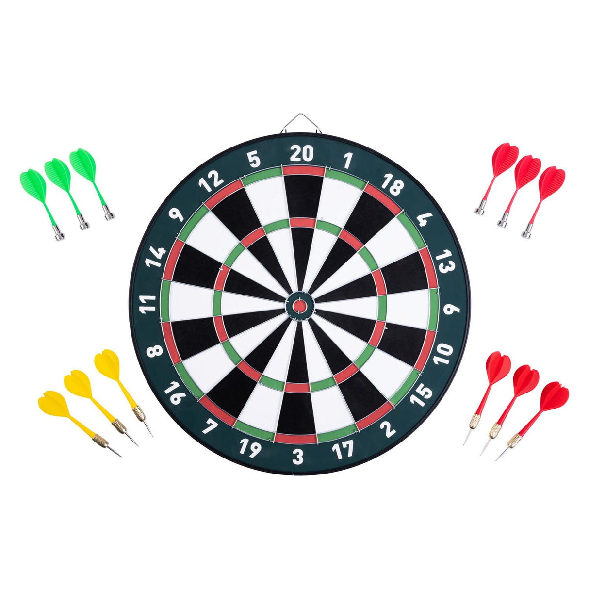 Magnetic dartboard double -sided animals