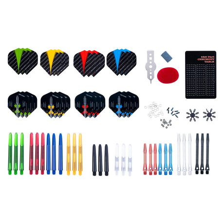 Jeu d'accessoires de fléchettes Longfield 141 pièces