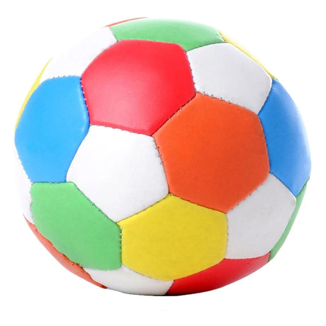 Balle molle Engelhart 10 cm - multicolore - 32 panneaux - balle jouet en mousse - balle récréative - balle de sport et de jeu - jouet adapté aux enfants -