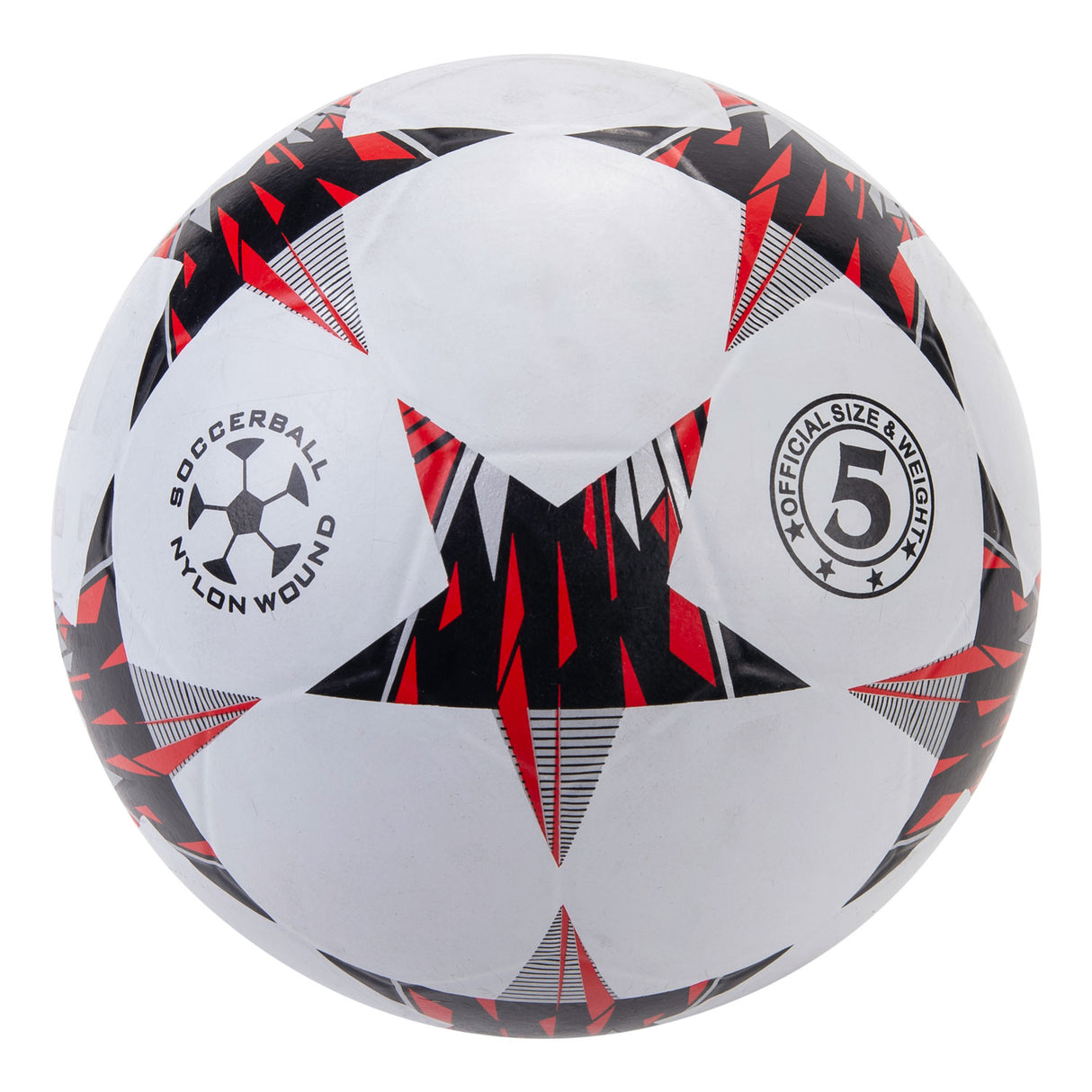 Rubber street football, size 5