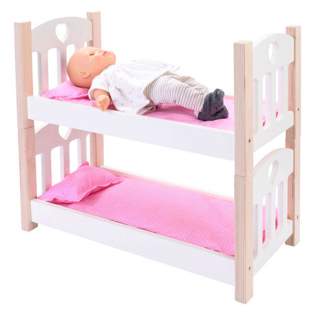 Dolls Bunkingbed Pink White