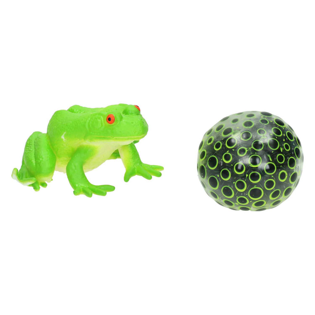 Grenouille avec des œufs de grenouille
