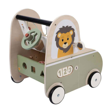 Cric de voiture déambulateur en bois Jacky