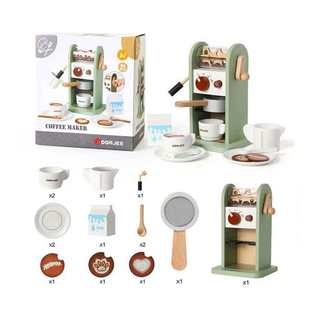 Cafetière de Dorjee Green à la menthe junior en bois
