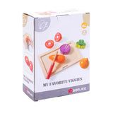 Set de coupe-légumes en bois, 7 pièces