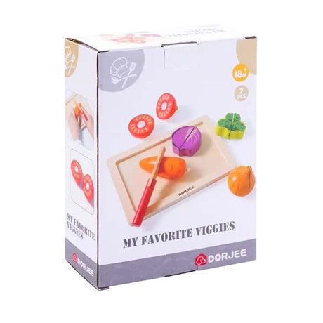 Set de coupe-légumes en bois, 7 pièces