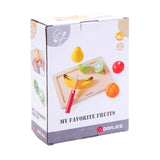 Ensemble de coupe de fruits en bois Dorjee