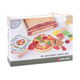 Service à pizza gastronomique en bois, 20 pièces