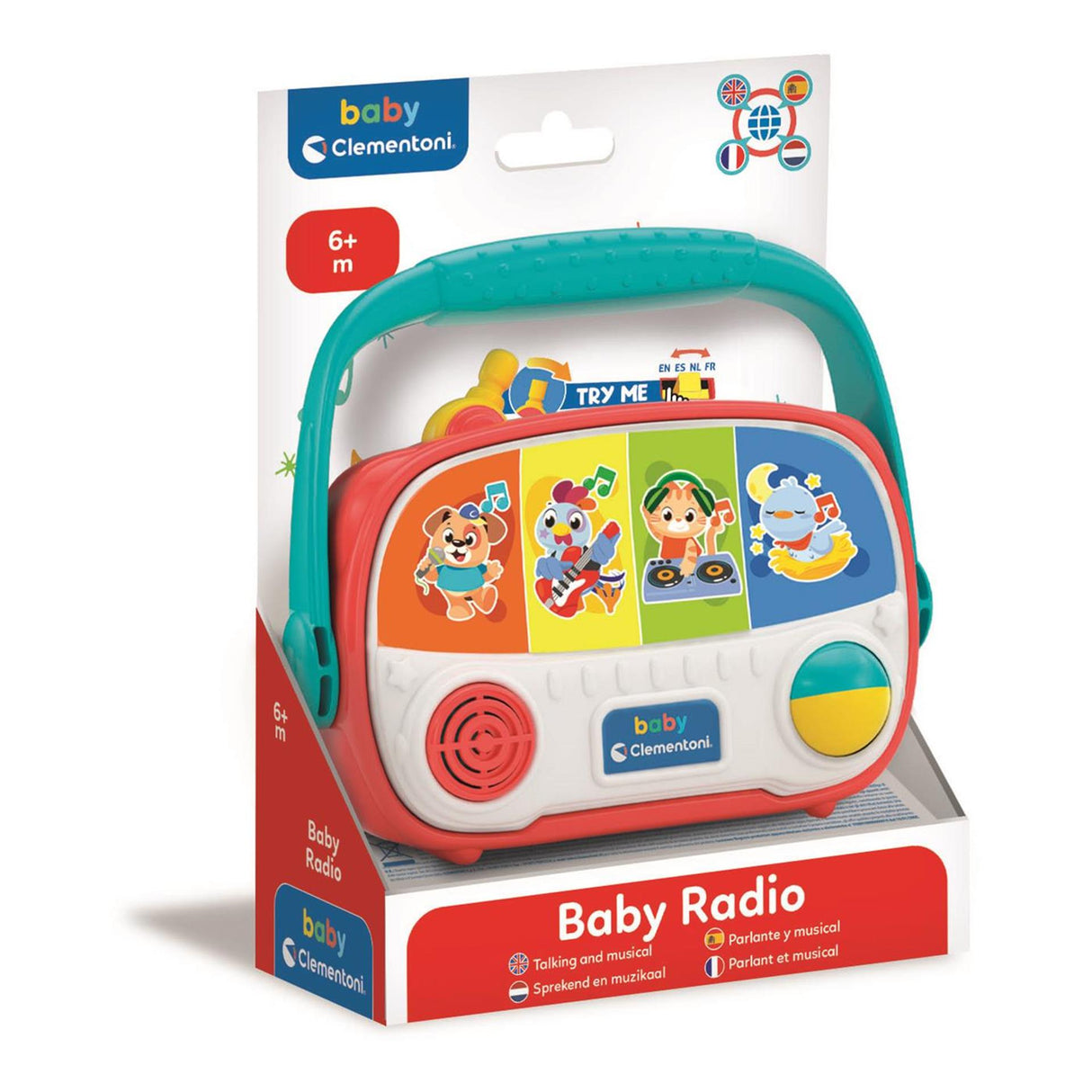 Clementoni bébé parlant et radio musicale