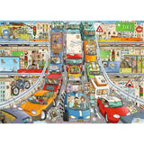 Ravensburger puzzle bande dessinée - chaos de la circulation 1000 pcs.
