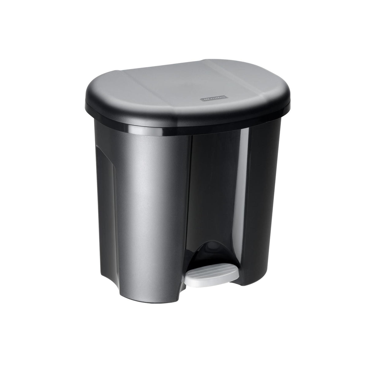 Rotho pila poubelle à pédale séparateur de déchets 2x10l noir