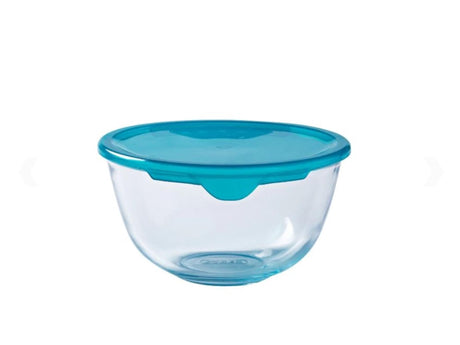 Bol mélangeur en Pyrex avec couvercle 500ml ø14cm