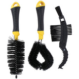 No brand jeu de brosses à vélo 3 pcs