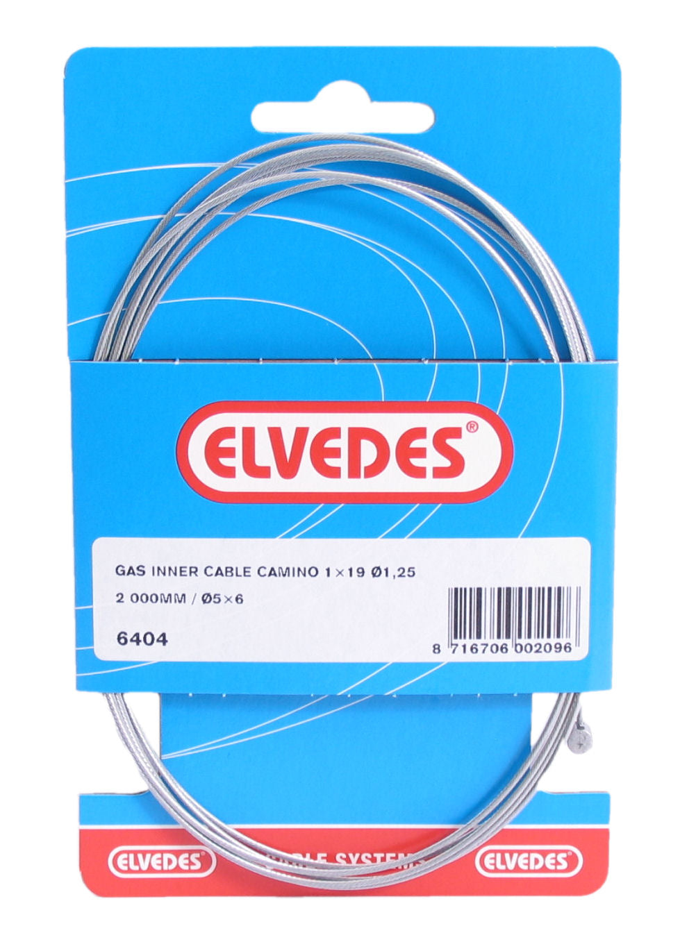 Elvedes Gas all'interno del cavo Honda Camino 2 metri