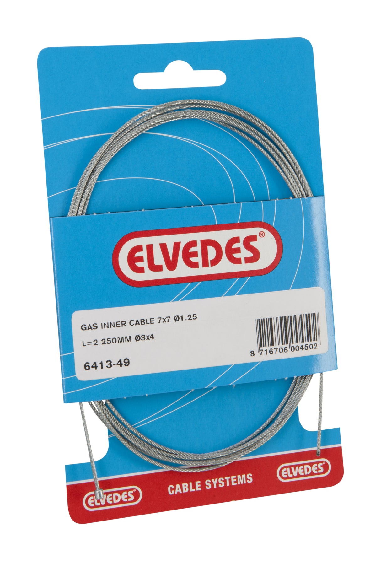 Elvedes Gas cable within Ton 49 wire (6413-49)