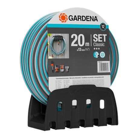 Support mural Gardena avec tuyau | 20m | 13mm | ensemble - 18005-50 - 18005-50