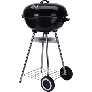 Autres marques de barbecue à charbon de bois kettle grill sur roulettes 46 cm noir