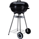 Autres marques de barbecue à charbon de bois kettle grill sur roulettes 46 cm noir