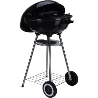 Autres marques de barbecue à charbon de bois kettle grill sur roulettes 46 cm noir