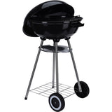 Autres marques de barbecue à charbon de bois kettle grill sur roulettes 46 cm noir