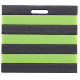 Tapis de genou 35 x 30 cm noir vert | 4 pièces
